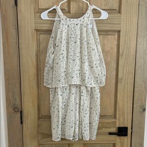 Petal & Pup Cream Floral Jumpsuit